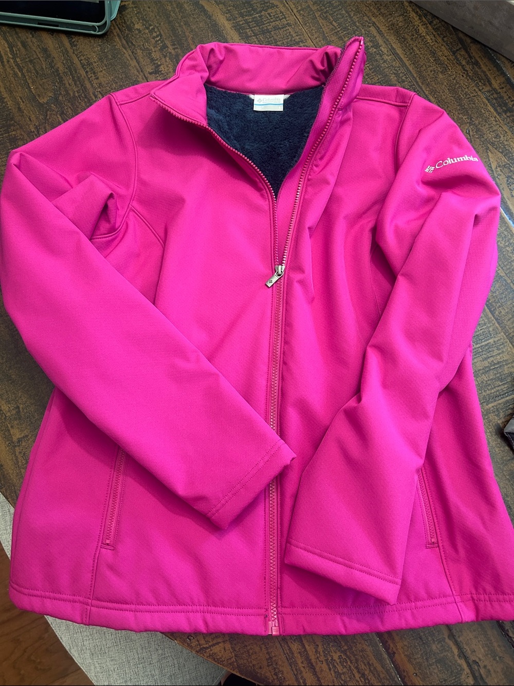 Columbia Women's Bright Pink Softshell Utility Jacket